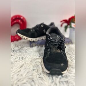 On Running Women's Black Mesh Sneakers